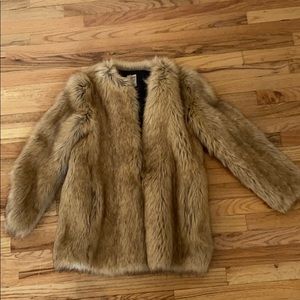Zara Trafaluc Faux Fur Jacket